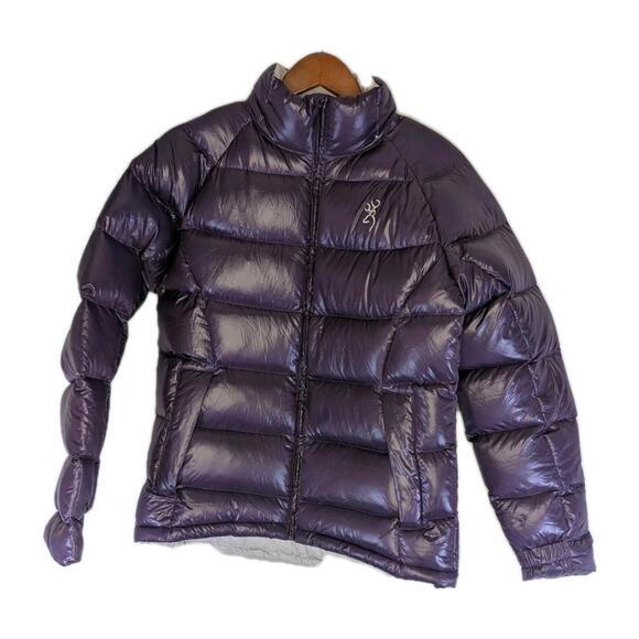 Browning Ladies Purple Puffer Jacket Nwot Size Medium - Picture 1 of 9